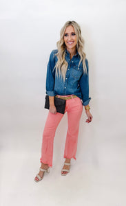 Jessie Denim Buttoned Shirt