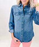 Jessie Denim Buttoned Shirt