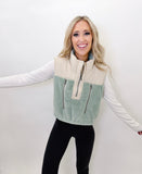 Sage Finding My Way Half Zip Vest