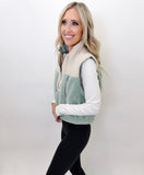 Sage Finding My Way Half Zip Vest