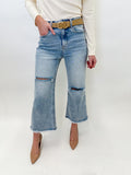 Mishae Wide Cropped Denim