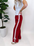 Vintage Red Track Pants