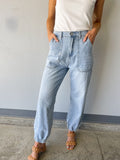 Lilith Mineral Wash Denim Pants