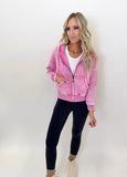 Chic Harmony Candy Pink Hoodie