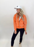 Chic Harmony Light Orange Hoodie