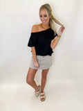 Get Ready Short Skort-Light Taupe