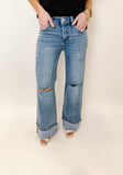 Roma Wide Cuff Jean