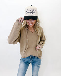 Beige French Terry Sweatshirt