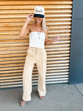 Demi Exposed Seam Wide Leg Pants