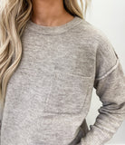 Mocha Pocket Sweater