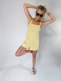 Yellow Stripe Romper