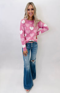 Pearls and Hearts Sweater