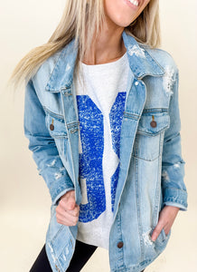 Mary Light Wash Denim Jacket