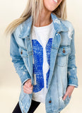 Mary Light Wash Denim Jacket