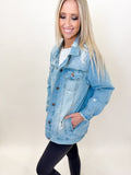 Mary Light Wash Denim Jacket