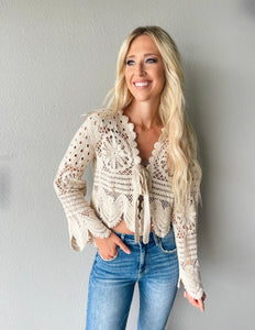 Sweet Illusion Crochet Top