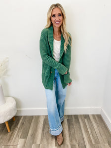 Jade Long Sweater Button Cardigan