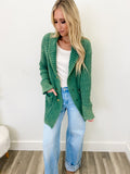 Jade Long Sweater Button Cardigan