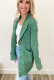 Jade Long Sweater Button Cardigan