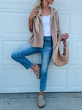 Soft Fuzzy Sweater Hoodie Cardigan