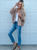 Soft Fuzzy Sweater Hoodie Cardigan