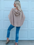 Soft Fuzzy Sweater Hoodie Cardigan