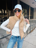 Fine Fur Lining Quilted Vest