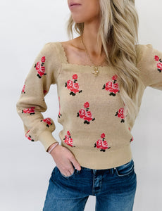 Forever Floral Sweater