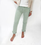 Kodi Mint Crop Straight Jean