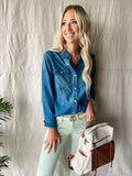 Jessie Denim Buttoned Shirt