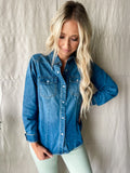 Jessie Denim Buttoned Shirt