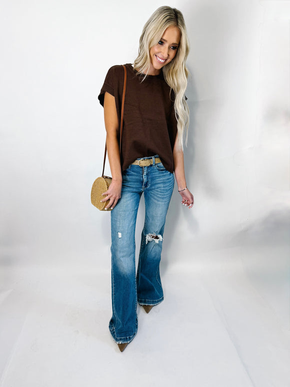 Oversized Viscose Sweater Vest