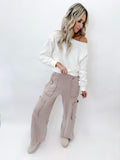 Taupe Utility Sweatpants