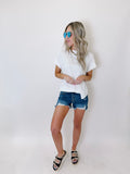 Striped Round Neck Short Sleeve T-Shirt
