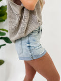 Sweet Dreams Rolled Denim Shorts