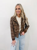 Tiff Tweed Plaid Jacket