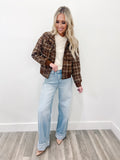 Tiff Tweed Plaid Jacket