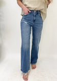 Polly High Rise Wide Leg Jean