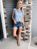 Openwork Round Neck Short Sleeve Knit Cover Up