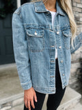 Urban Light Denim Oversized Jacket