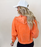 Chic Harmony Light Orange Hoodie