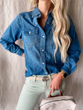 Jessie Denim Buttoned Shirt