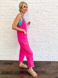 Kenah Hot Pink Jumpsuit