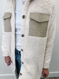 Time Of The Year Sherpa Long Jacket