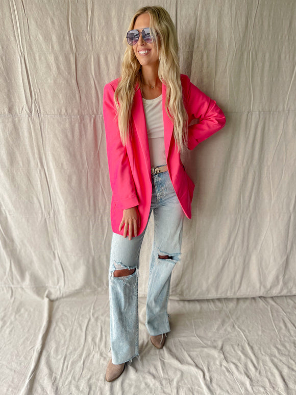 Paula Coral Pink Blazer