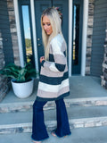 Lina Color Block Cardigan