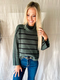 Hunter Green Turtle Neck Sweater