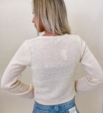 Ivory Cardigan Sweater