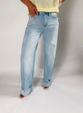 Mae Cuffed Baggy Wide Jean