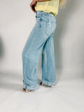 Mae Cuffed Baggy Wide Jean